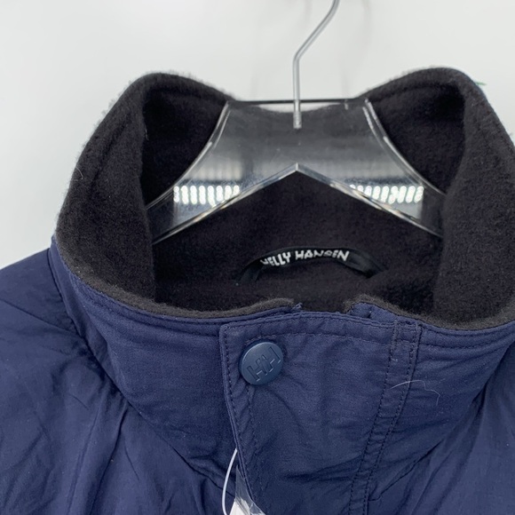 Helly Hansen Storm Jacket coat fleece lined zipper Navy Blue men nylon new XXL - Picture 3 of 6
